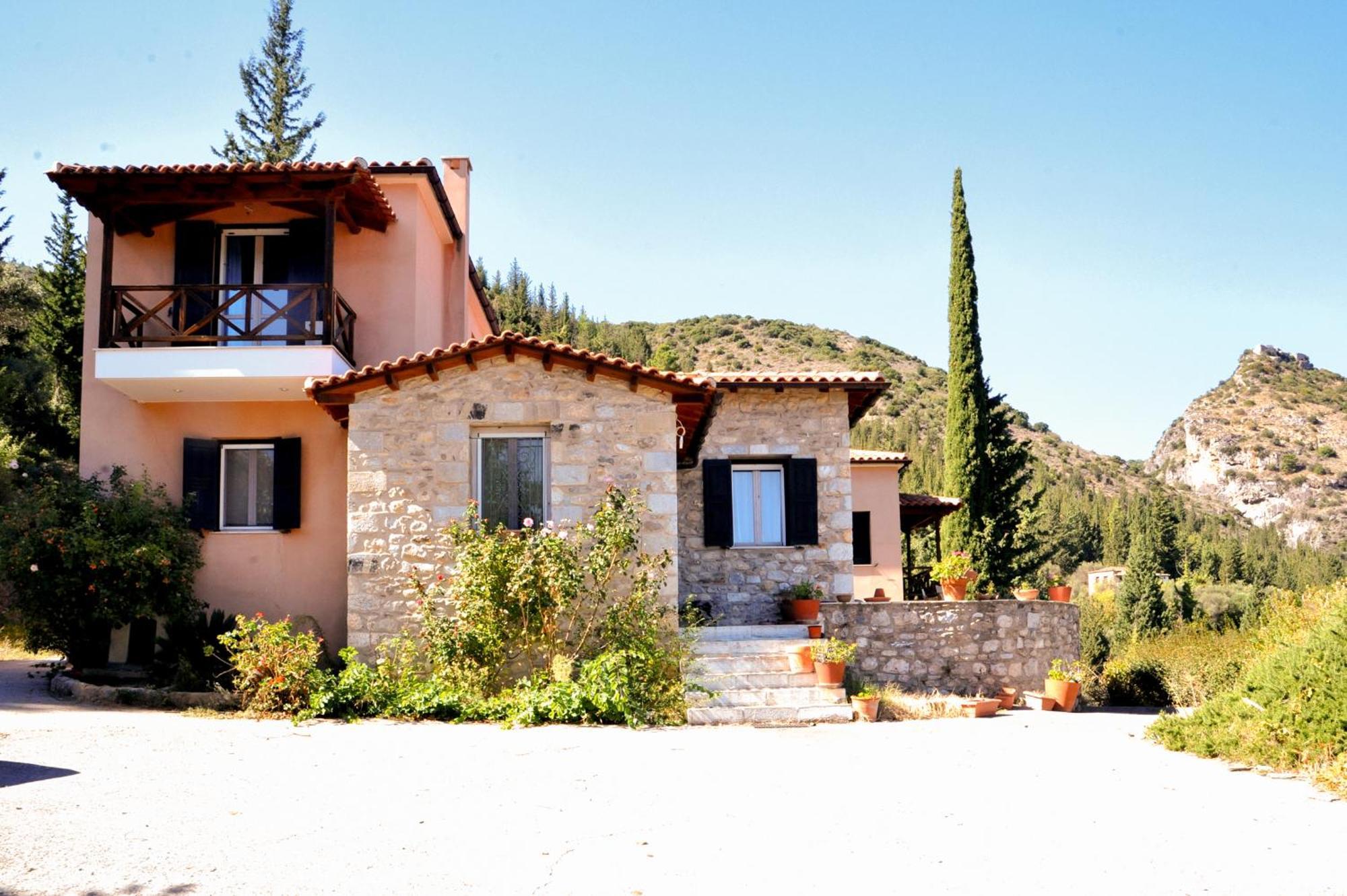 شقة Elegant Stone Mansion In Historic ميستراس المظهر الخارجي الصورة